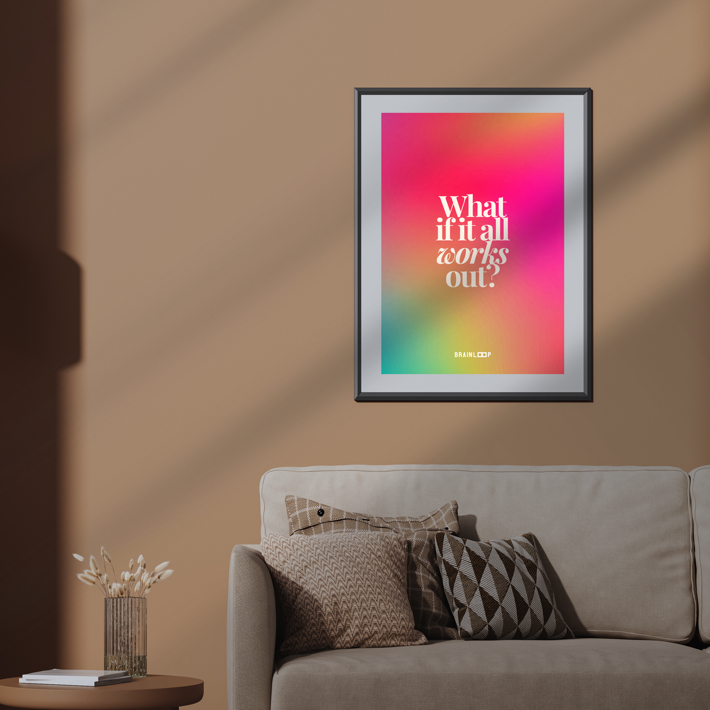 Motivational Art Prints - What if it all works out